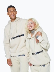 Hype. CONTINU8 Unisex Boxy Brown Hoodie - Image 1 of 1
