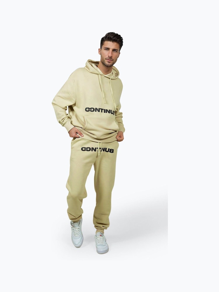 Hype. CONTINU8 Unisex Boxy Brown Joggers - Image 2 of 5