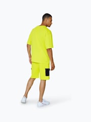 Желтый - Hype. CONTINU8 Unisex Cargo Pocket Shorts - Image 3 of 4