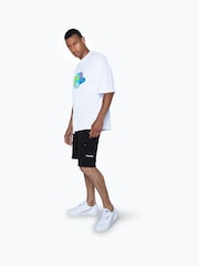 Hype. CONTINU8 Unisex Dream But Dont Sleep Boxy White T-Shirt - Image 2 of 5