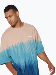 Hype. 8 -shirt Converse Tie Dye Mushroom Boxy marron unisexe - Image 1 of 5