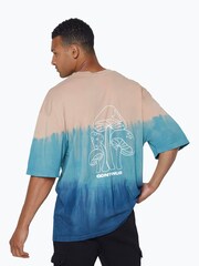 Hype. 8 -shirt Converse Tie Dye Mushroom Boxy marron unisexe - Image 2 of 5