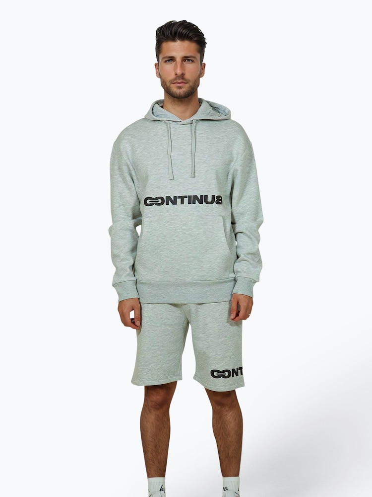 Hype. Grey CONTINU8 Unisex Shorts - Image 1 of 4