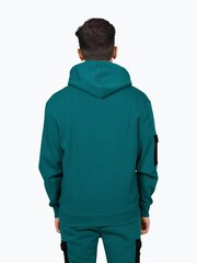 Hype. Blue CONTINU8 Unisex Cargo Pocket Boxy Hoodie - Image 4 of 5