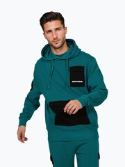 Hype. Blue CONTINU8 Unisex Cargo Pocket Boxy Hoodie - Image 5 of 5