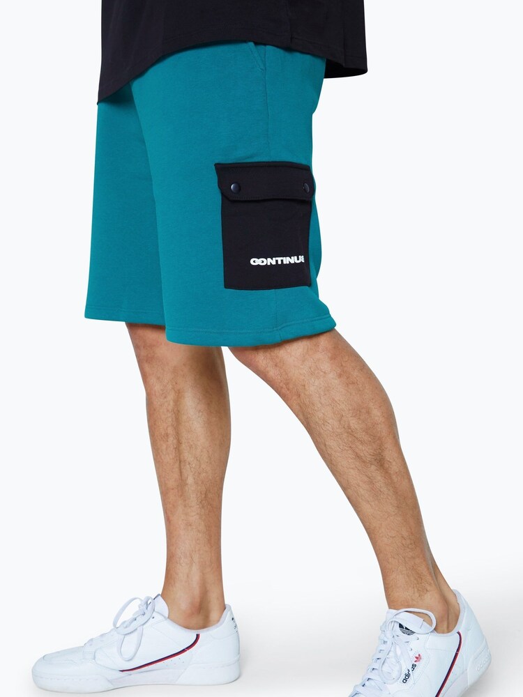Hype. Blue CONTINU8 Unisex Cargo Pocket Shorts - Image 2 of 5
