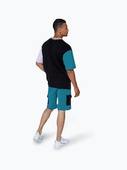 Hype. Blue CONTINU8 Unisex Cargo Pocket Shorts - Image 4 of 5
