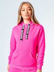 Różowy - Hype Womens Drawcord Hoodie - Image 1 of 5