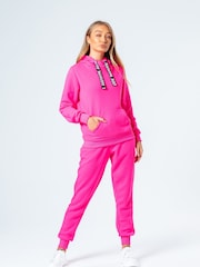 Różowy - Hype Womens Drawcord Hoodie - Image 2 of 5