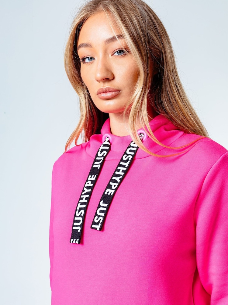 Hype Womens Drawcord Hoodie - Image 4 of 5
