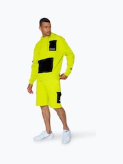 Hype. Yellow CONTINU8 Unisex Cargo Pocket Boxy Hoodie - Image 2 of 4
