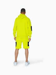 Hype. Yellow CONTINU8 Unisex Cargo Pocket Boxy Hoodie - Image 3 of 4