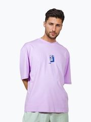 Hype. Purple CONTINU8 Unisex Drink Up to Get down Boxy T-Shirt - Image 2 of 4