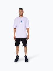 Hype. Purple CONTINU8 Unisex Drink Up to Get down Boxy T-Shirt - Image 3 of 4