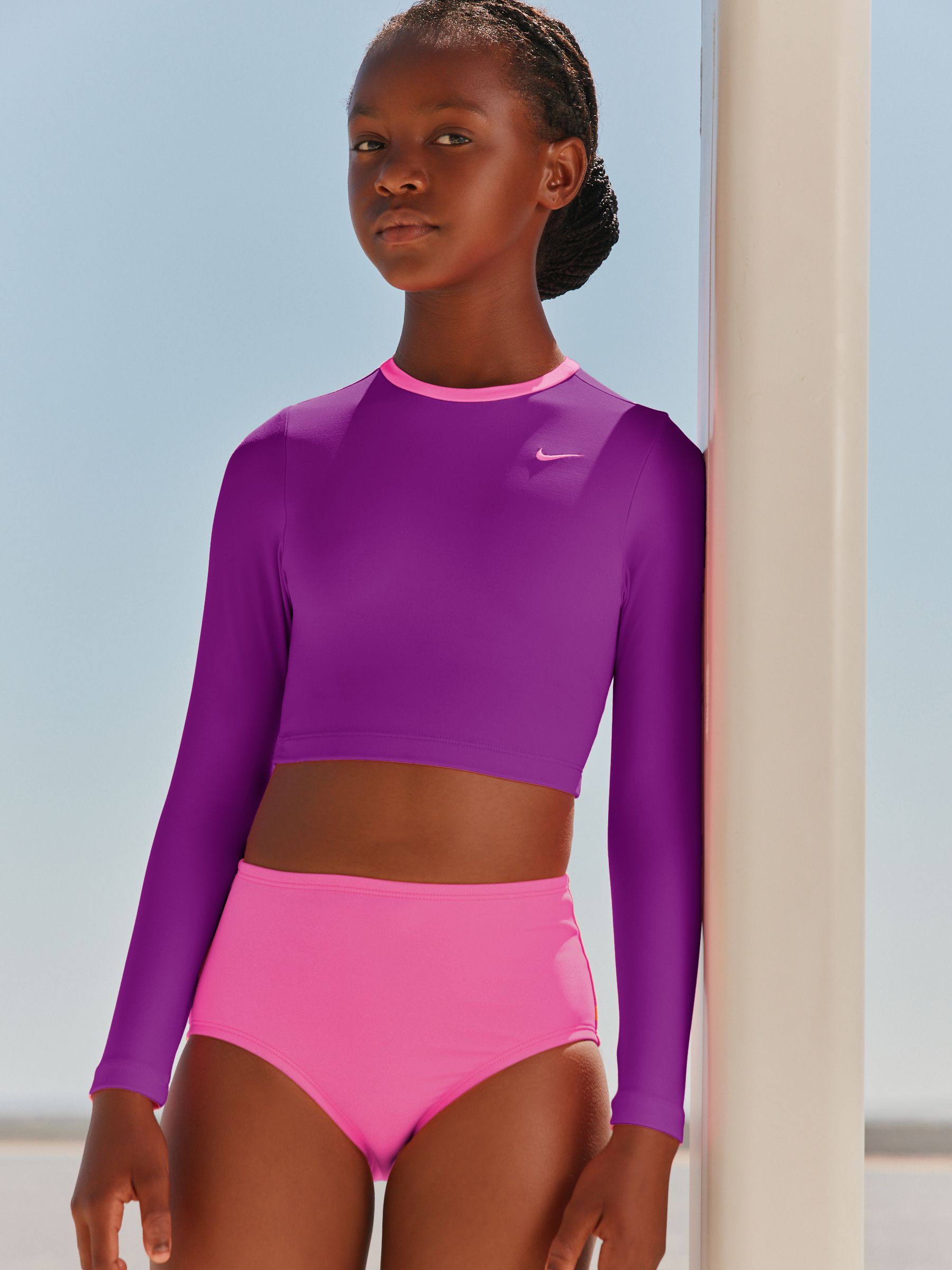 Buy Nike Pink Long Sleeve Bikini Set From Next Israel Buy Nike Pink Long Sleeve Bikini Set From Next Israel
