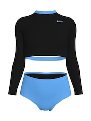 Negro - Nike Long Sleeve Bikini Set - Imagen 1 de 3