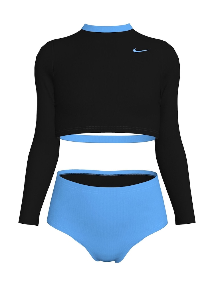 Negro - Nike Long Sleeve Bikini Set - Imagen 1 de 3