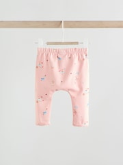 Pink/White Fairy Mouse Baby Short Sleeve Top and Legging 2 Piece Set - Image 6 of 12