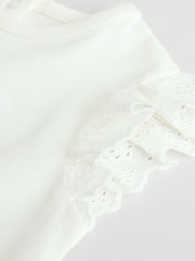 Pink/White Fairy Mouse Baby Short Sleeve Top and Legging 2 Piece Set - Image 9 of 12