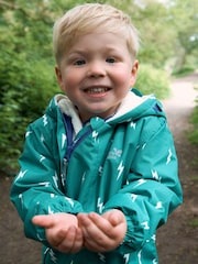 Muddy Puddles Green Bolt Muddy Puddles Waterproof 3 in 1 Puddlesuit - Image 2 of 5