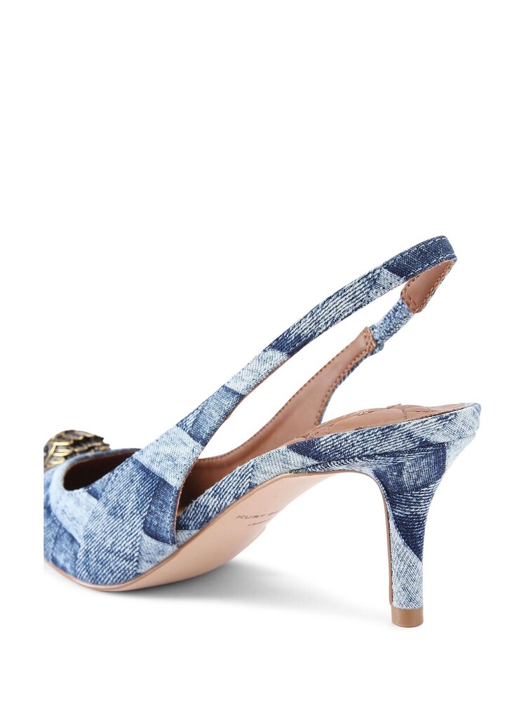 Kurt Geiger London Belgravia Eagle Sling Back Shoes - Image 3 of 5
