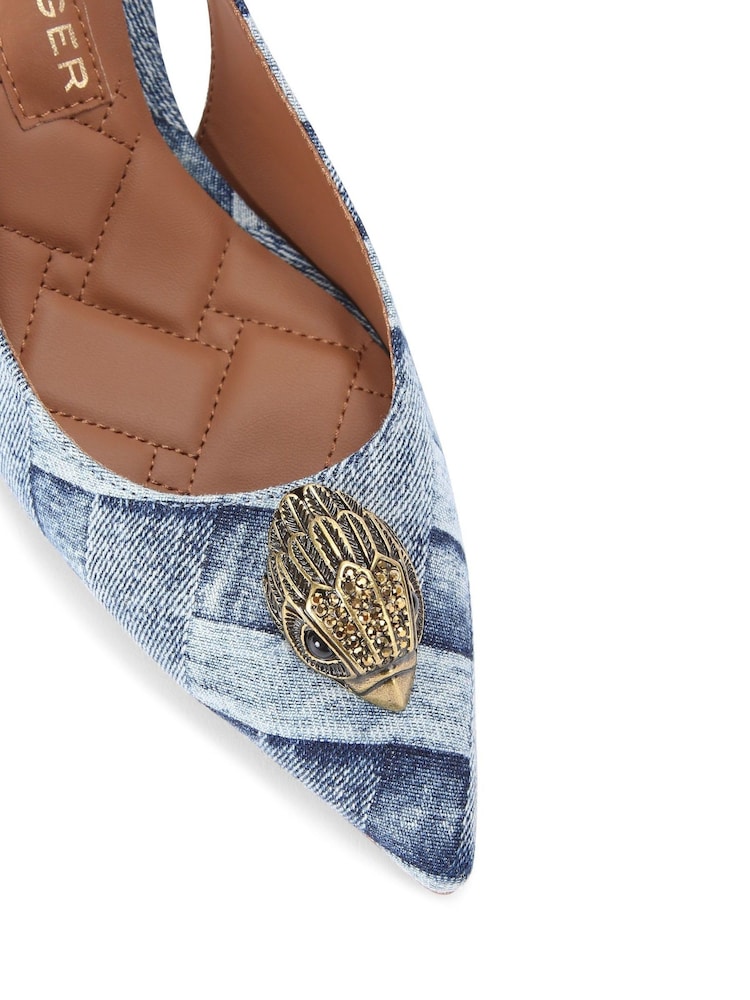 Kurt Geiger London Belgravia Eagle Sling Back Shoes - Image 4 of 5