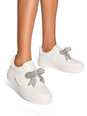 Kurt Geiger London  Laney Bow Trainers - Image 1 of 5