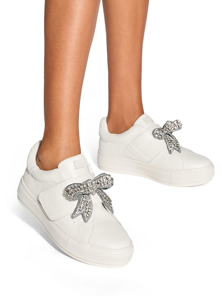 Kurt Geiger London  Laney Bow Trainers - Image 1 of 5
