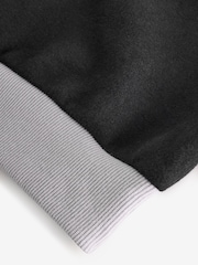 Black/White Colour Block Crew Neck Jumper - Image 3 of 3