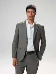 Green Slim Fit TENCEL™ Suit Jacket - Image 1 of 10