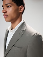 Green Slim Fit TENCEL™ Suit Jacket - Image 5 of 10