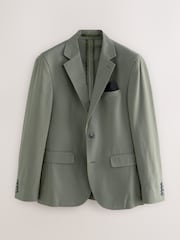 Green Slim Fit TENCEL™ Suit Jacket - Image 6 of 10