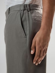 Green Slim Fit TENCEL™ Suit Trousers - Image 5 of 11