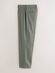 Green Slim Fit TENCEL™ Suit Trousers - Image 7 of 11
