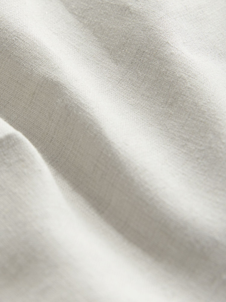 Ecru Tailored Fit Linen Texture Suit Trousers - Image 11 of 11