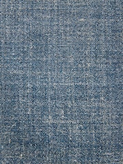 Blue Slim Fit Nova Fides Italian Linen Blend Fabric Suit Trousers - Image 9 of 13