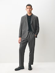 Серый - Relaxed Fit Lyocell Suit Jacket - Изображение 2 из 10