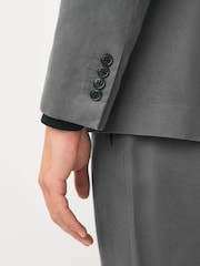 Серый - Relaxed Fit Lyocell Suit Jacket - Изображение 4 из 10