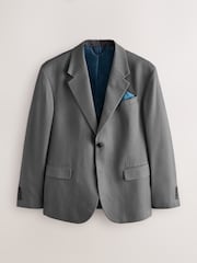Серый - Relaxed Fit Lyocell Suit Jacket - Изображение 6 из 10