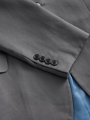 Серый - Relaxed Fit Lyocell Suit Jacket - Изображение 9 из 10