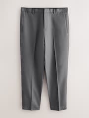 Grey Relaxed Fit Suit Lyocell Suit Trousers - Image 5 of 9