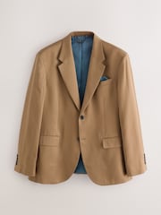 Нейтральный - Relaxed Fit Lyocell Suit Jacket - Изображение 1 из 5