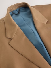 Нейтральный - Relaxed Fit Lyocell Suit Jacket - Изображение 3 из 5