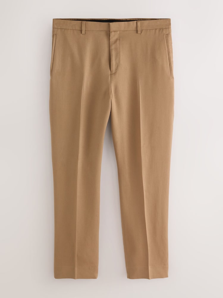 Нейтральный - Relaxed Fit Suit Lyocell Suit Trousers - Изображение 1 из 6