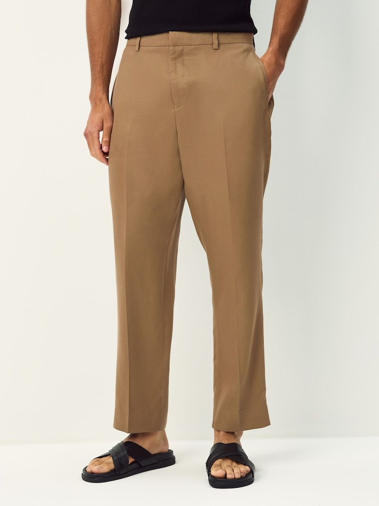 Neutral Relaxed Fit Suit Lyocell Suit Trousers - Image 1 of 12 Neutral Relaxed Fit Suit Lyocell Suit Trousers - Image 1 of 12
