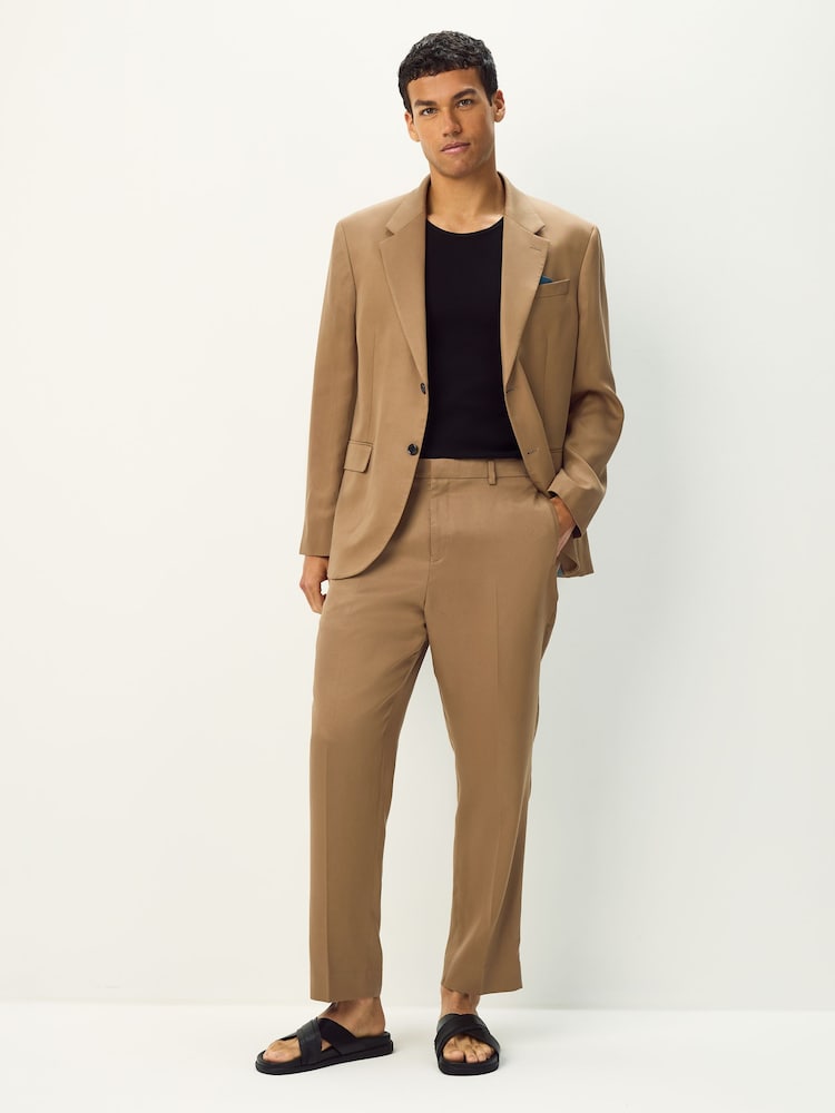 Neutral Relaxed Fit Suit Lyocell Suit Trousers - Image 2 of 12 Neutral Relaxed Fit Suit Lyocell Suit Trousers - Image 2 of 12