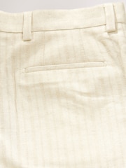 Neutro - Relaxed Fit Textured Stripe Suit Trousers - Imagem 9 de 9