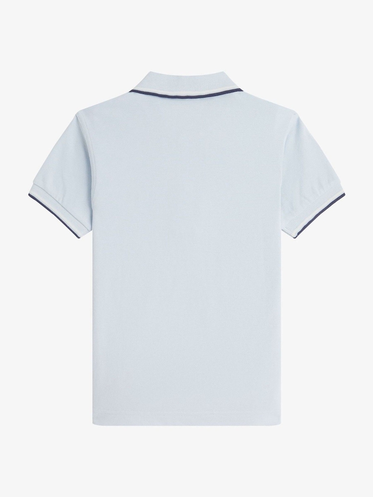 Детская рубашка поло с контрастной отделкой Fred Perry - Изображение 2 из 3