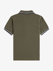 Детская рубашка поло с контрастной отделкой Fred Perry - Изображение 2 из 3