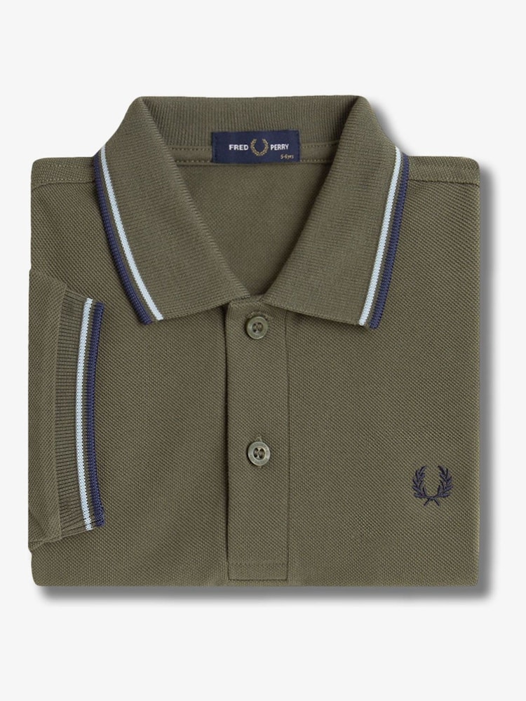 Fred Perry Kids Twin Tipped Polo Shirt - Image 3 of 3 Fred Perry Kids Twin Tipped Polo Shirt - Image 3 of 3